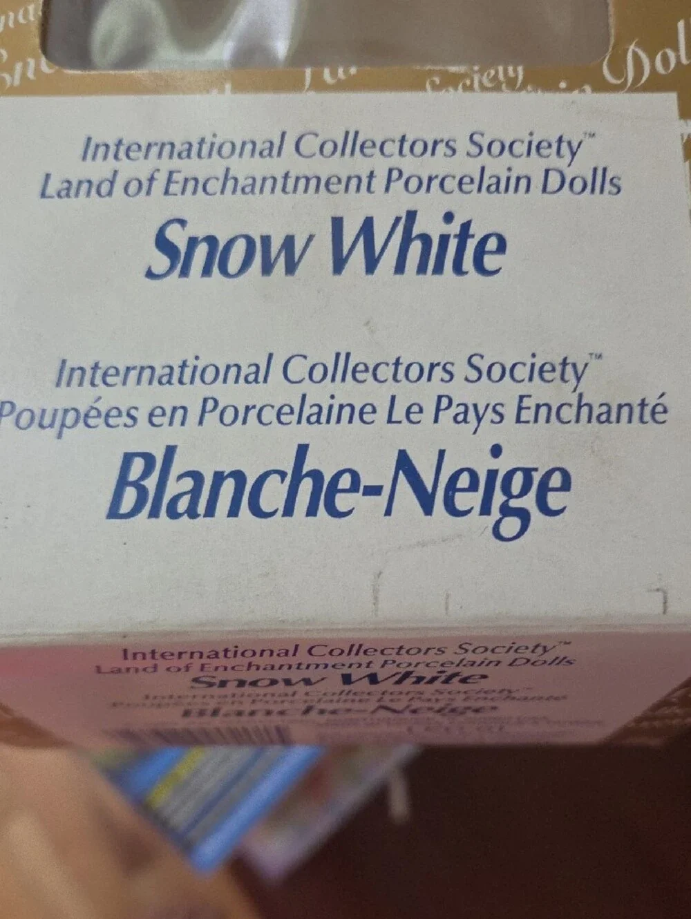Vintage 1989 Snow White Porcelain Doll